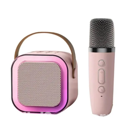 K12 Portable Karaoke Bluetooth Speaker With Microphone-